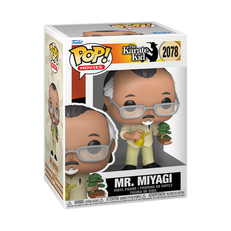 Funko The Karate Kid Mr. Miyagi w/Bonsai Tree Pop! Vinyl Figure