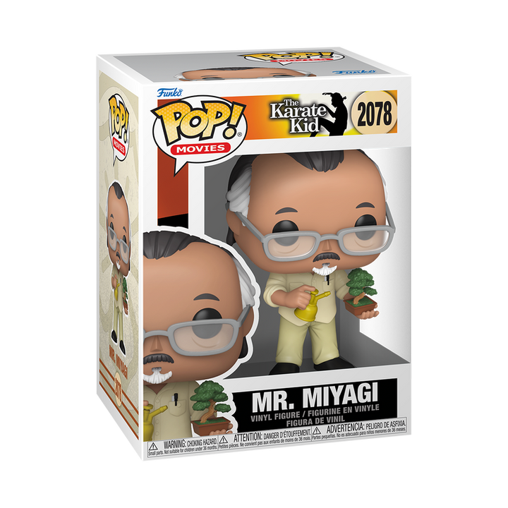 Funko The Karate Kid Mr. Miyagi w/Bonsai Tree Pop! Vinyl Figure