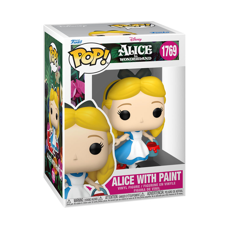 Funko Disney Alice in Wonderland Alice w/Paint Pop! Vinyl Figure