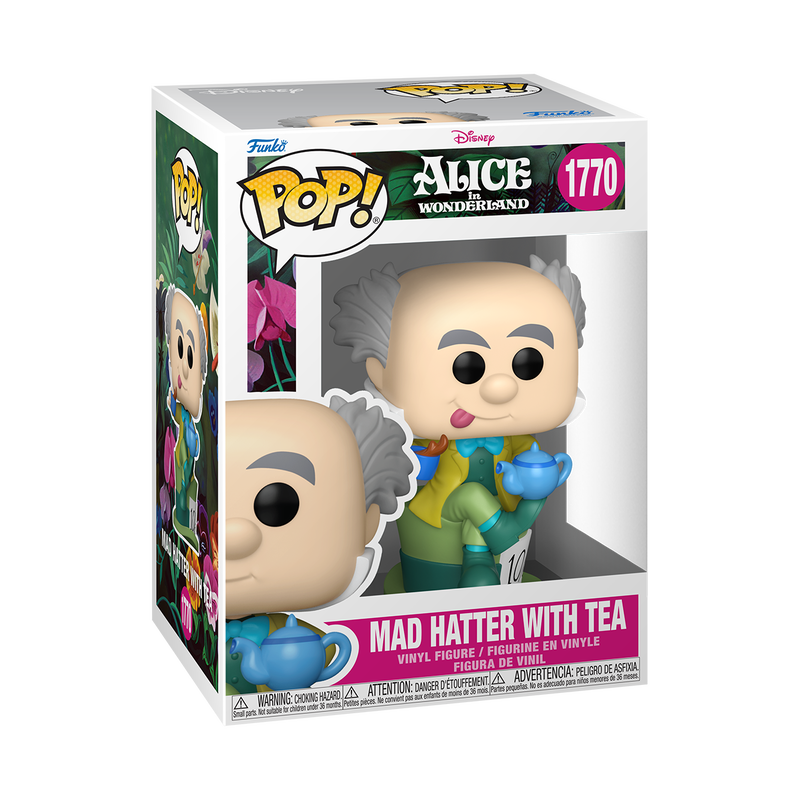 Funko Disney Alice in Wonderland Mad Hatter w/Tea Pop! Vinyl Figure