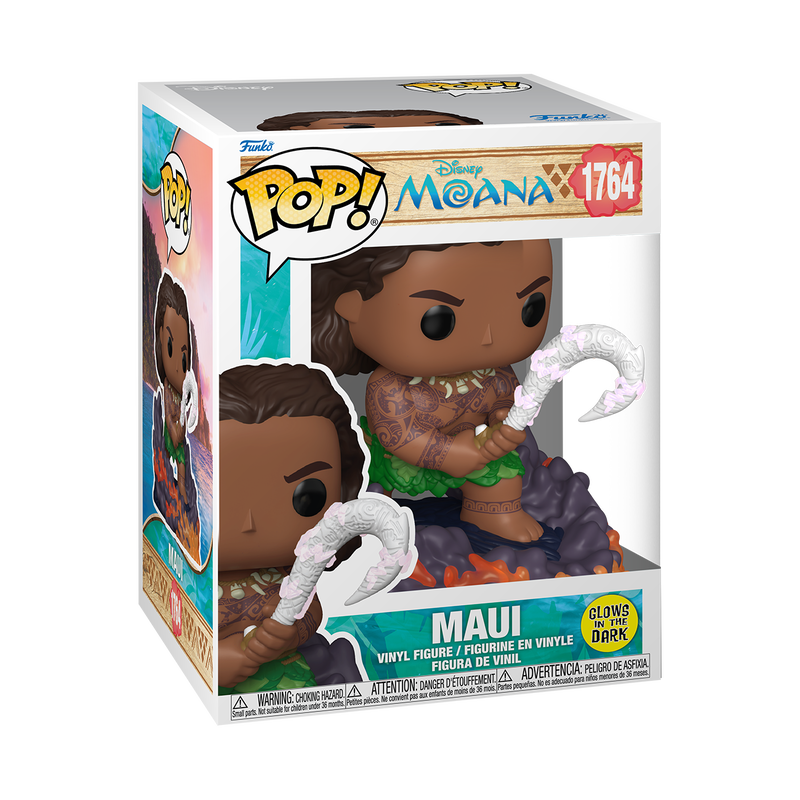 Funko Disney Moana Maui Glow in the Dark Premium Pop! Vinyl Figure