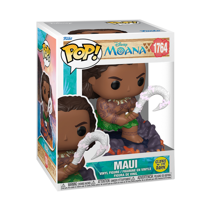Funko Disney Moana Maui Glow in the Dark Premium Pop! Vinyl Figure