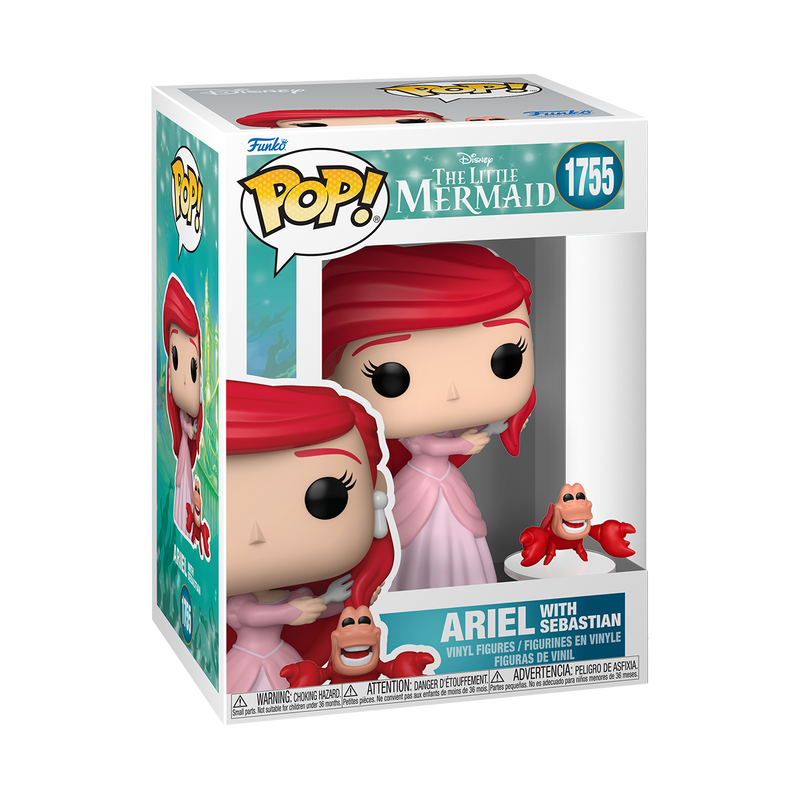 Funko Disney The Little Mermaid Ariel w/Sebastian Pop! Vinyl Figure