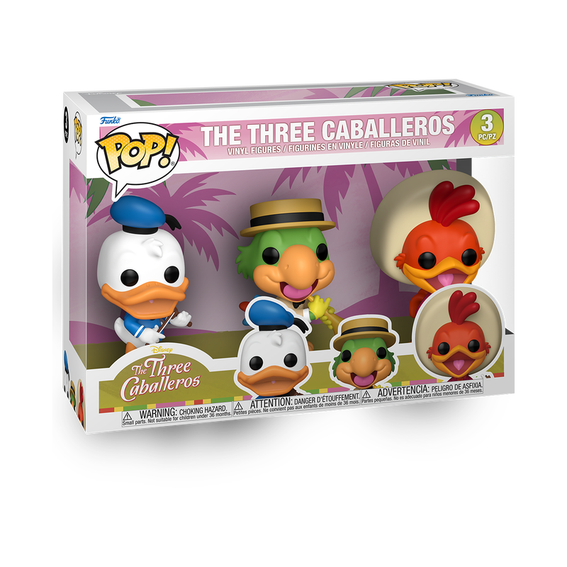 Funko Disney The Three Caballeros Pop! Vinyl Figure 3-Pack