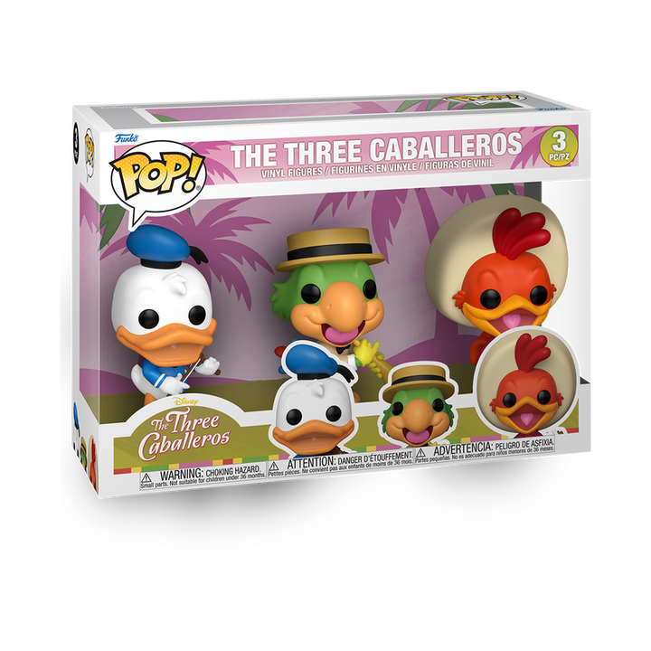 Funko Disney The Three Caballeros Pop! Vinyl Figure 3-Pack