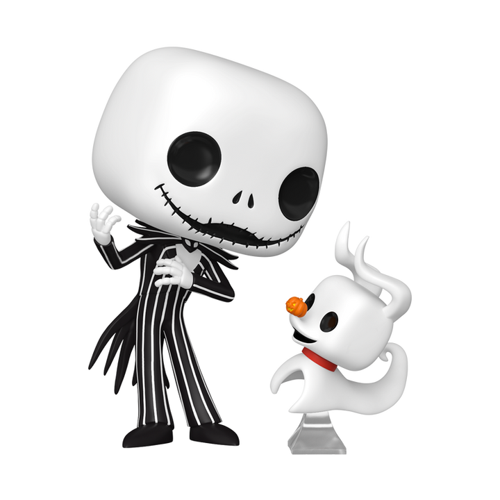 Funko Disney The Nightmare Before Christmas Jack Skellington w/Zero Pop! Vinyl Figure