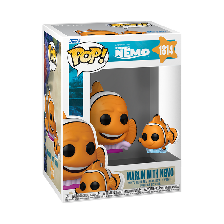 Funko Disney Pixar Finding Nemo Marlon w/Nemo Pop! Vinyl Figure