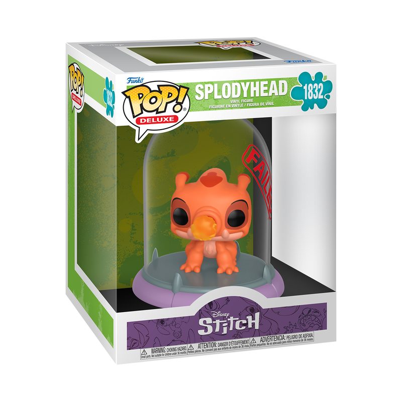 Funko Disney Lilo & Stitch Splodyhead (Containment Capsule) Deluxe Pop! Vinyl Figure