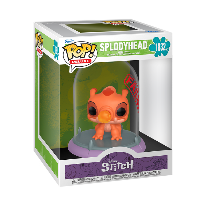 Funko Disney Lilo & Stitch Splodyhead (Containment Capsule) Deluxe Pop! Vinyl Figure