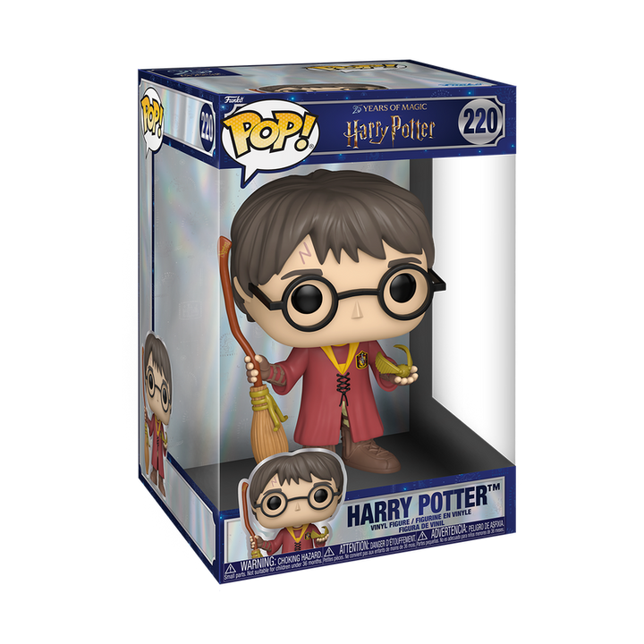 Funko Harry Potter w/Nimbus 2000 Jumbo Pop! Vinyl Figure
