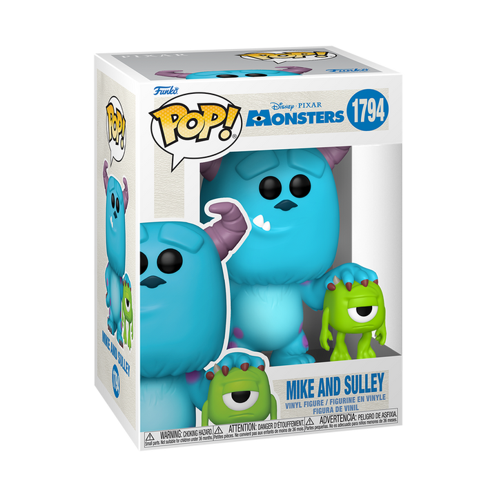 Funko Disney Pixar Monsters Inc Mike & Sulley Pop! Vinyl Figure