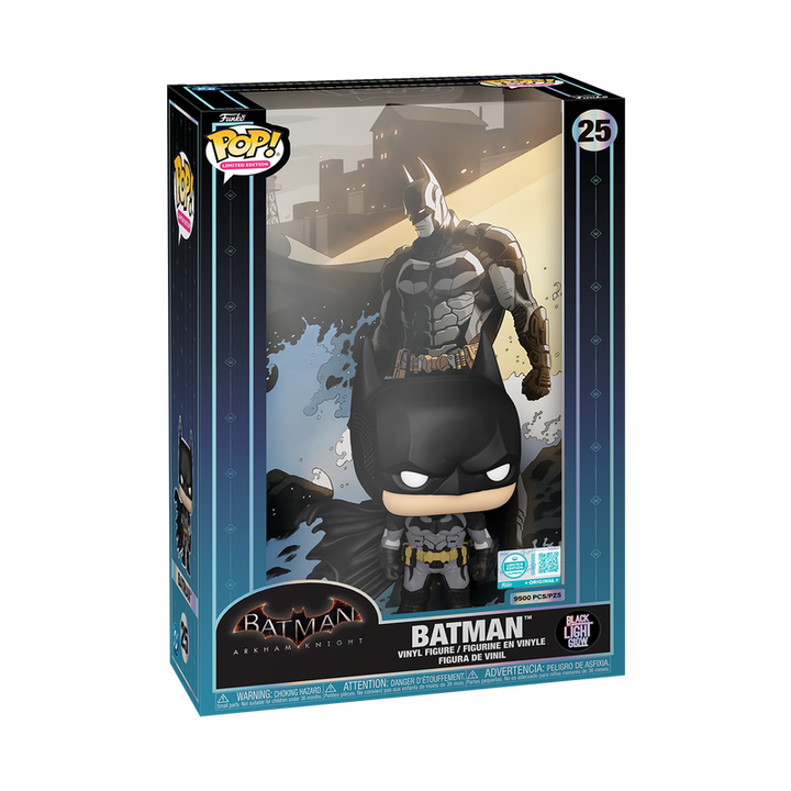 Funko DC Comics Batman Arkham Knight (Blacklight) Comic Cover Pop! Vinyl Figure Limited Edition of 9500