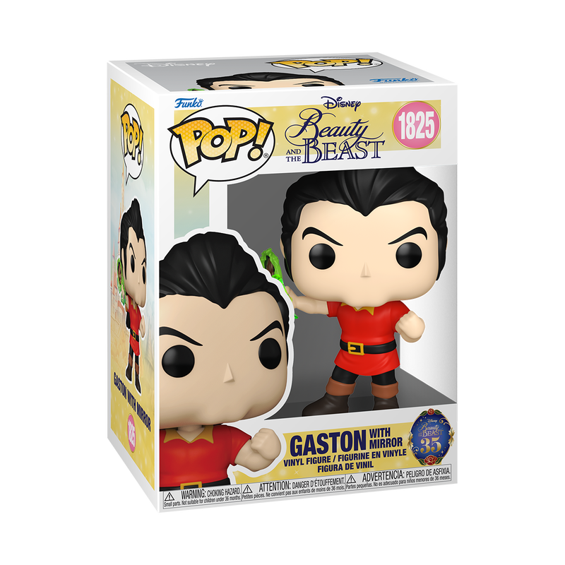 Funko Disney Beauty & The Beast Gaston w/Mirror Pop! Vinyl Figure