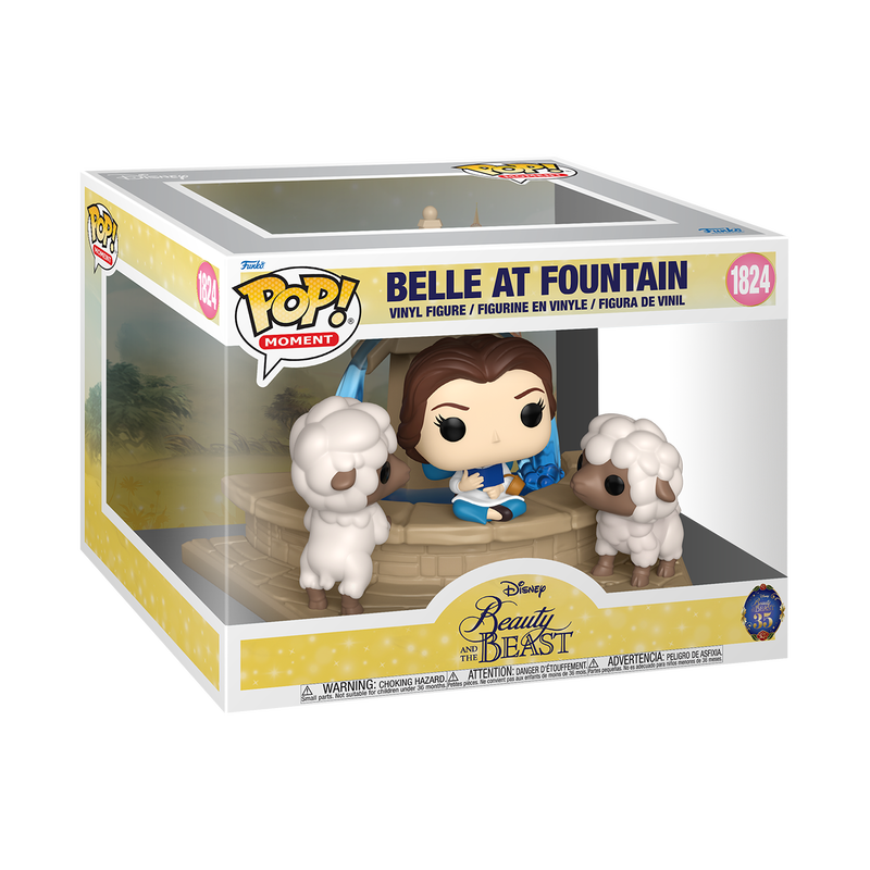 Funko Disney Beauty & The Beast Belle at Fountain Pop! Moment Vinyl Figure