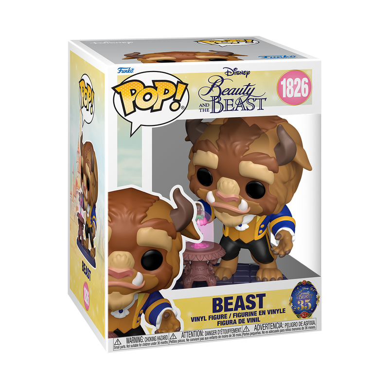 Funko Disney Beauty & The Beast w/Enchanted Rose Premium Pop! Vinyl Figure