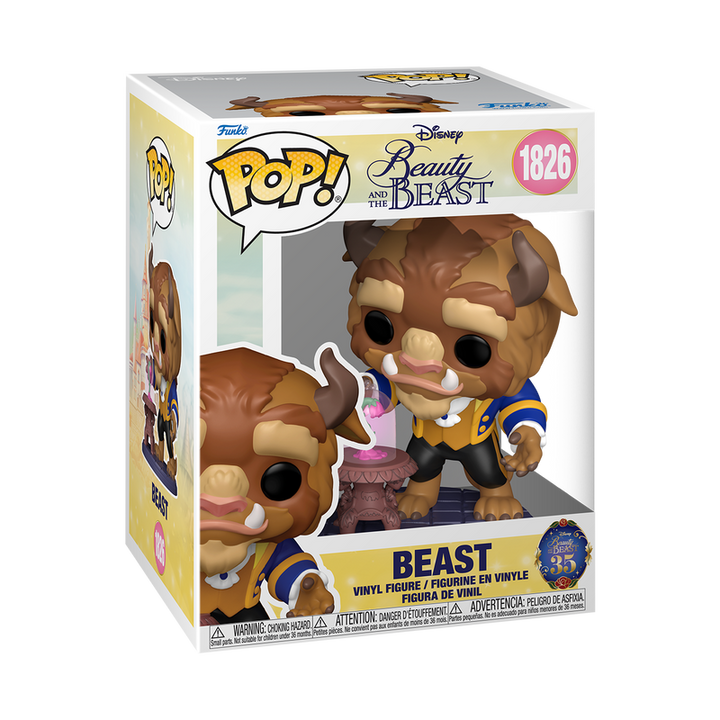 Funko Disney Beauty & The Beast w/Enchanted Rose Premium Pop! Vinyl Figure