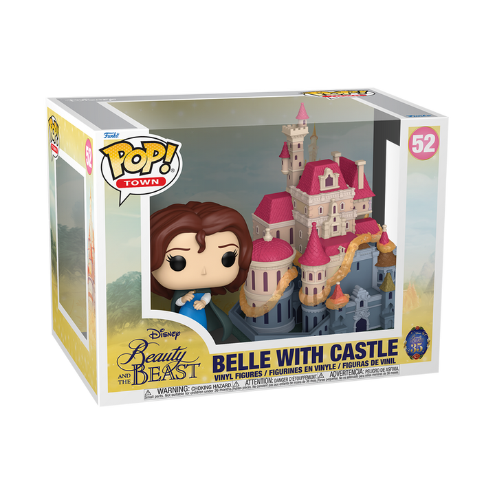 Funko Disney Beauty & The Beast Belle w/Castle Pop! Towns Vinyl Figure
