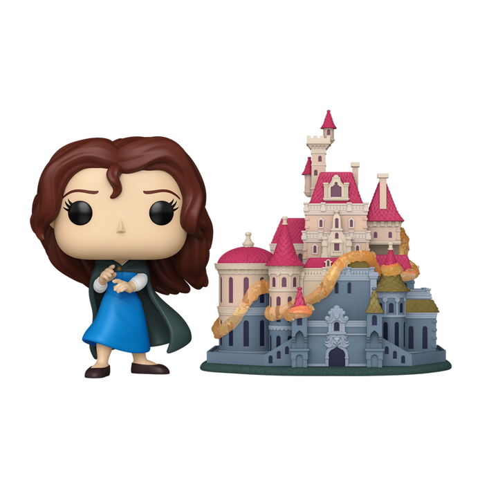 Funko Disney Beauty & The Beast Belle w/Castle Pop! Towns Vinyl Figure