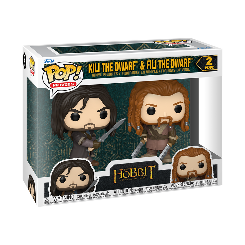 Funko The Hobbit Kili & Fili the Dwarf Pop! Vinyl Figure 2-Pack