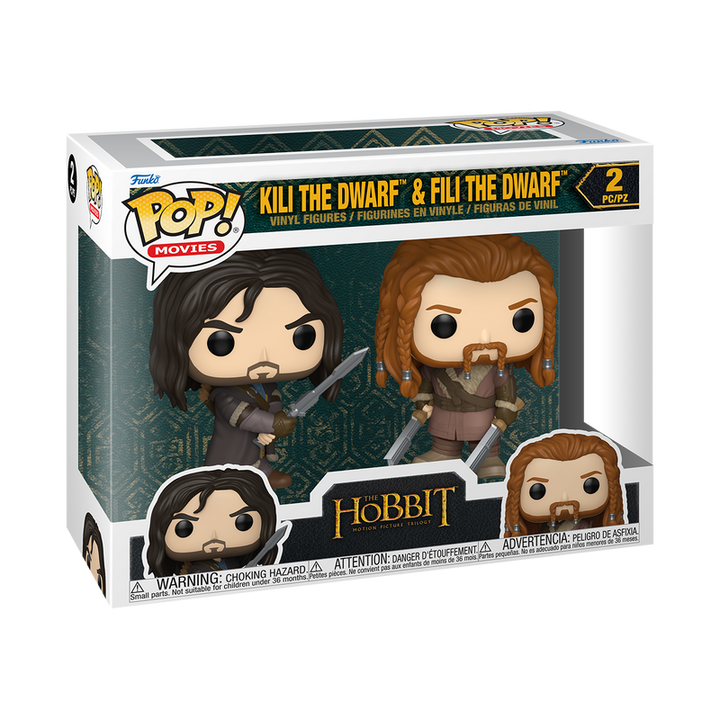 Funko The Hobbit Kili & Fili the Dwarf Pop! Vinyl Figure 2-Pack