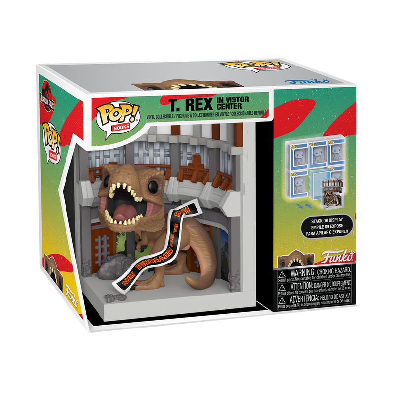 Funko Jurassic Park T-Rex in Vistor Center Pop! Nooks Vinyl Figure
