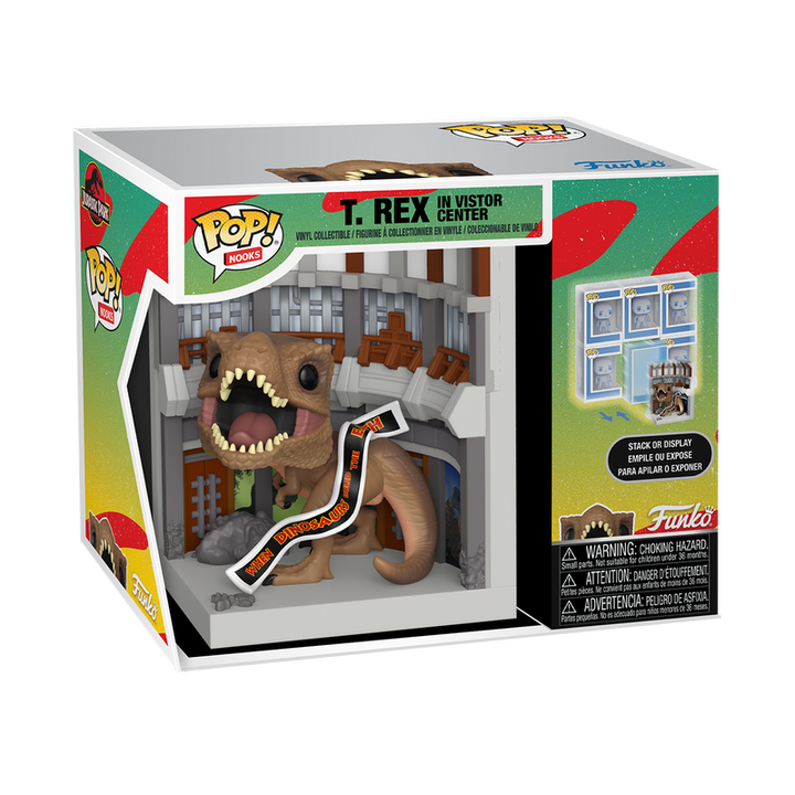 Funko Jurassic Park T-Rex in Vistor Center Pop! Nooks Vinyl Figure