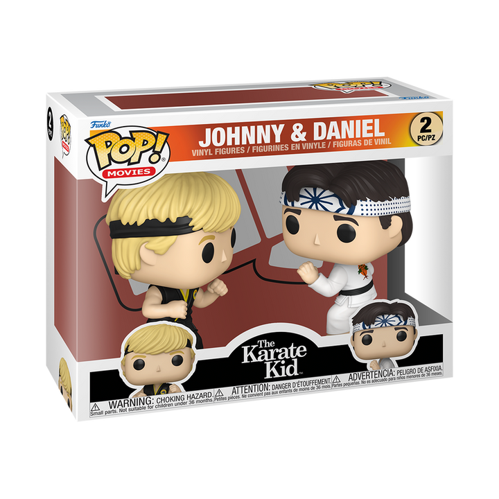Funko The Karate Kid Johnny & Daniel Pop! Vinyl Figure 2-Pack