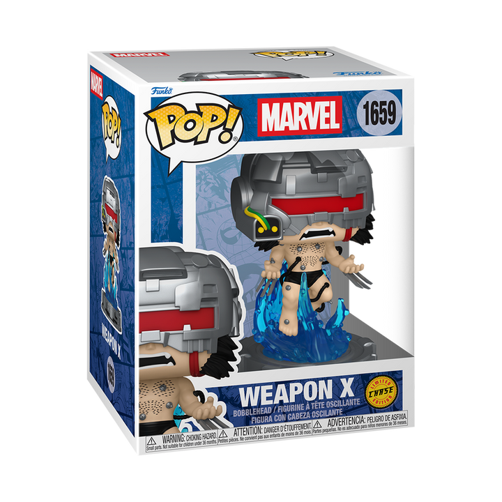 Funko Marvel Weapon X w/Helmet (Weapon X Program) Premium Chase Pop! Vinyl Figure