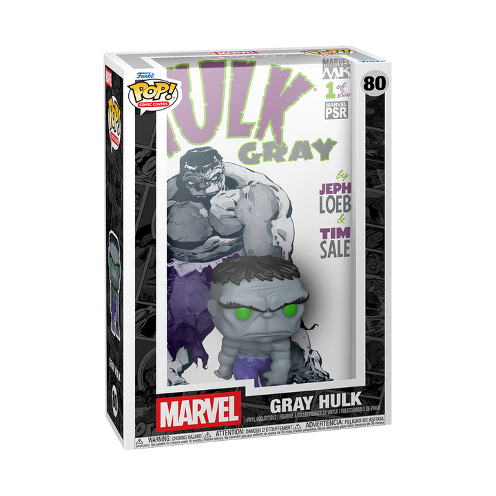 Funko Marvel Hulk: Gray #1 Comic Cover Pop! Vinyl Figure