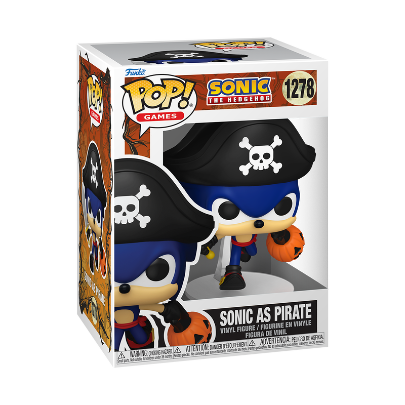 Funko Sonic the Hedgehog Sonic as Pirate Pop! Vinyl Figure