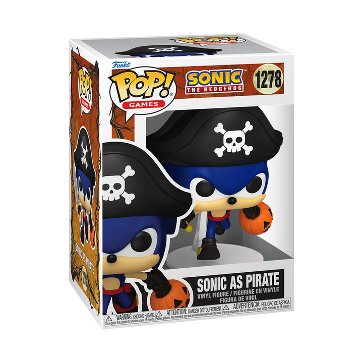 Funko Sonic the Hedgehog Sonic as Pirate Pop! Vinyl Figure