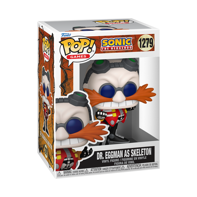 Funko Sonic the Hedgehog Dr. Eggman as Skeleton Pop! Vinyl Figure