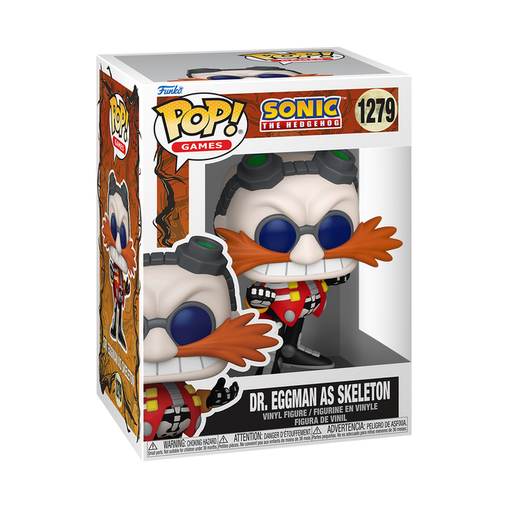 Funko Sonic the Hedgehog Dr. Eggman as Skeleton Pop! Vinyl Figure