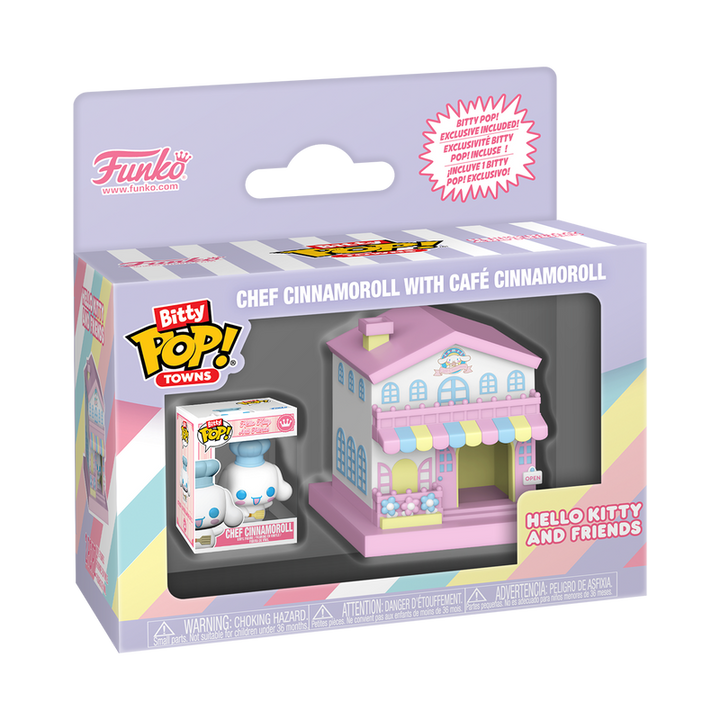 Funko Sanrio Chef Cinnamoroll and Cafe Bitty Pop! Towns Vinyl Figure