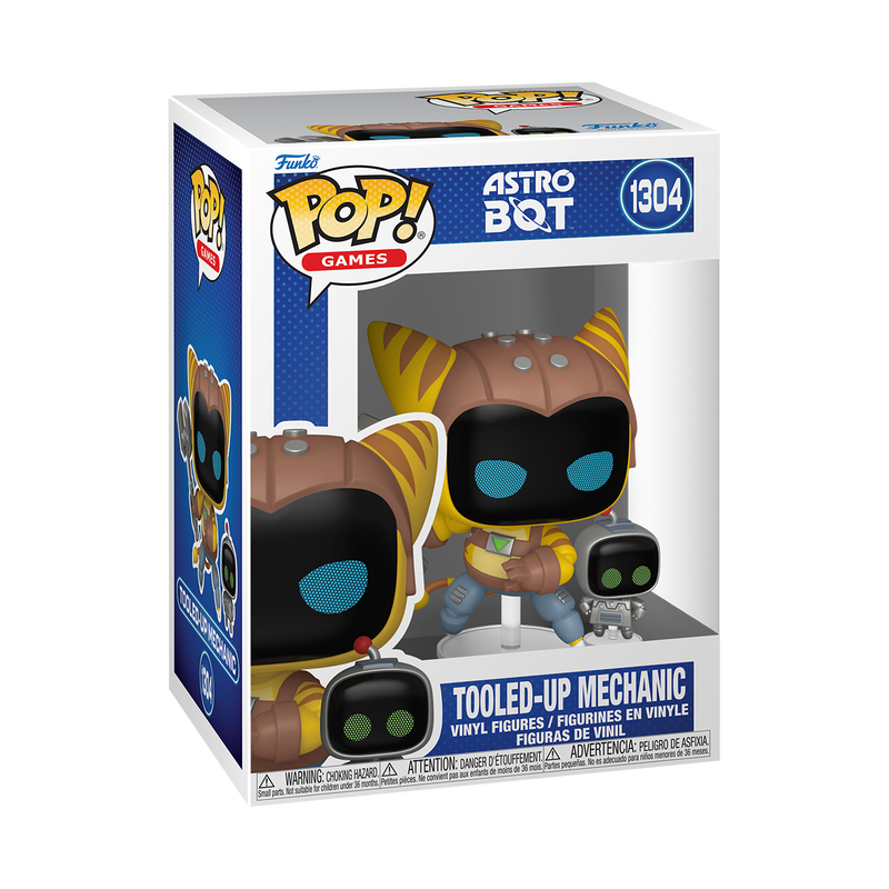 Funko Playstation Astro Bot Tooled-Up Mechanic Pop! Vinyl Figure