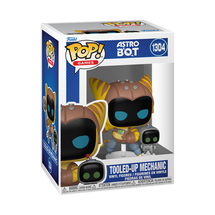Funko Playstation Astro Bot Tooled-Up Mechanic Pop! Vinyl Figure