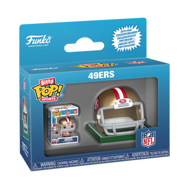 Funko NFL San Francisco 49ers Helmet & Player Bitty Pop! Vinyl Figure
