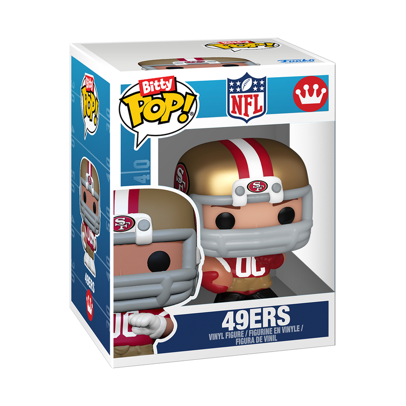 Funko NFL San Francisco 49ers Helmet & Player Bitty Pop! Vinyl Figure