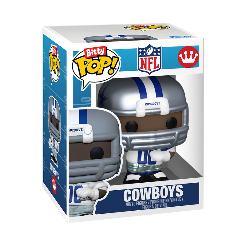 Funko NFL Dallas Cowboys Helmet & Player Bitty Pop! Vinyl Figure