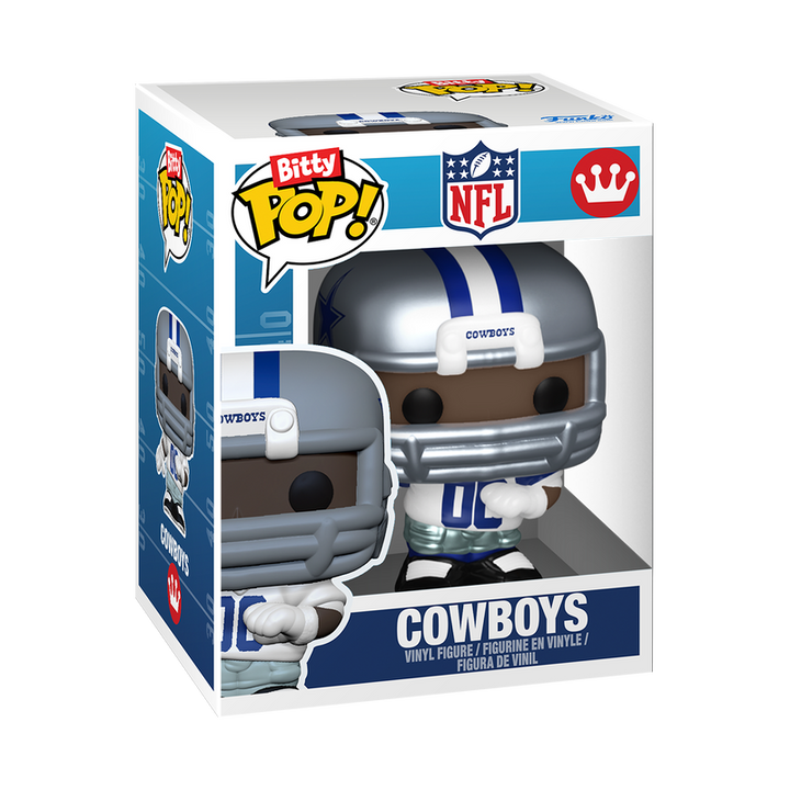 Funko NFL Dallas Cowboys Helmet & Player Bitty Pop! Vinyl Figure