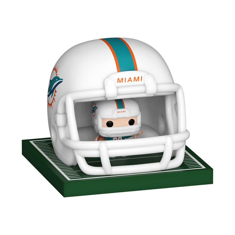 Funko NFL Miami Dolphins Helmet & Player Bitty Pop! Vinyl Figure