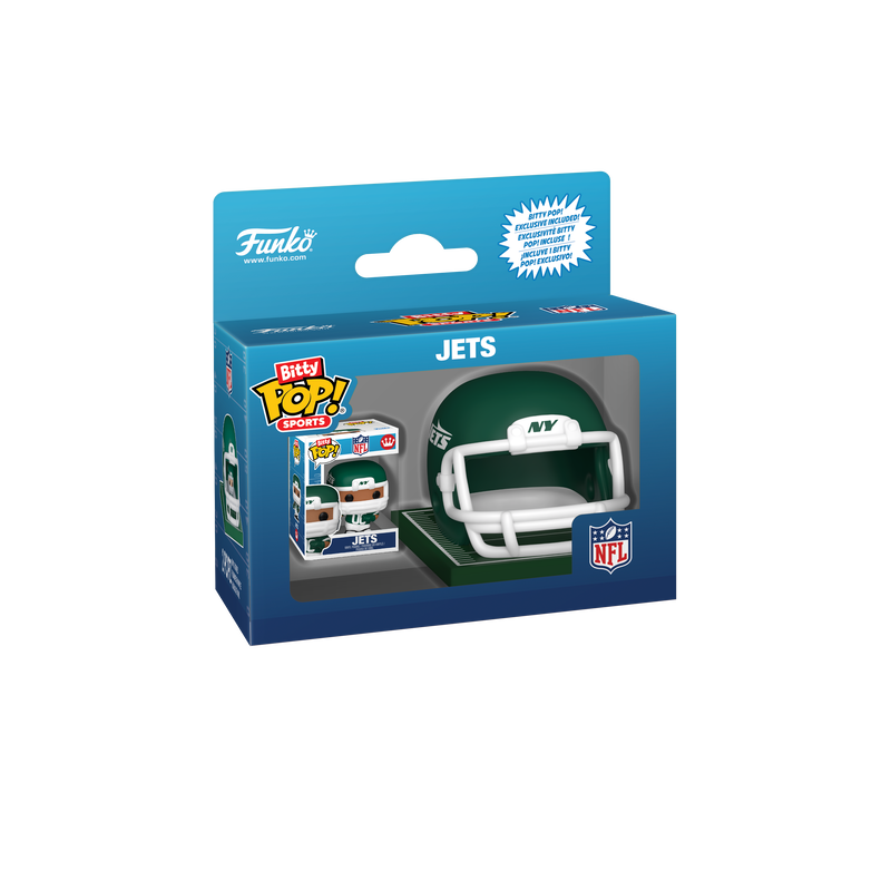 Funko NFL New York Jets Helmet & Player Bitty Pop! Vinyl Figure