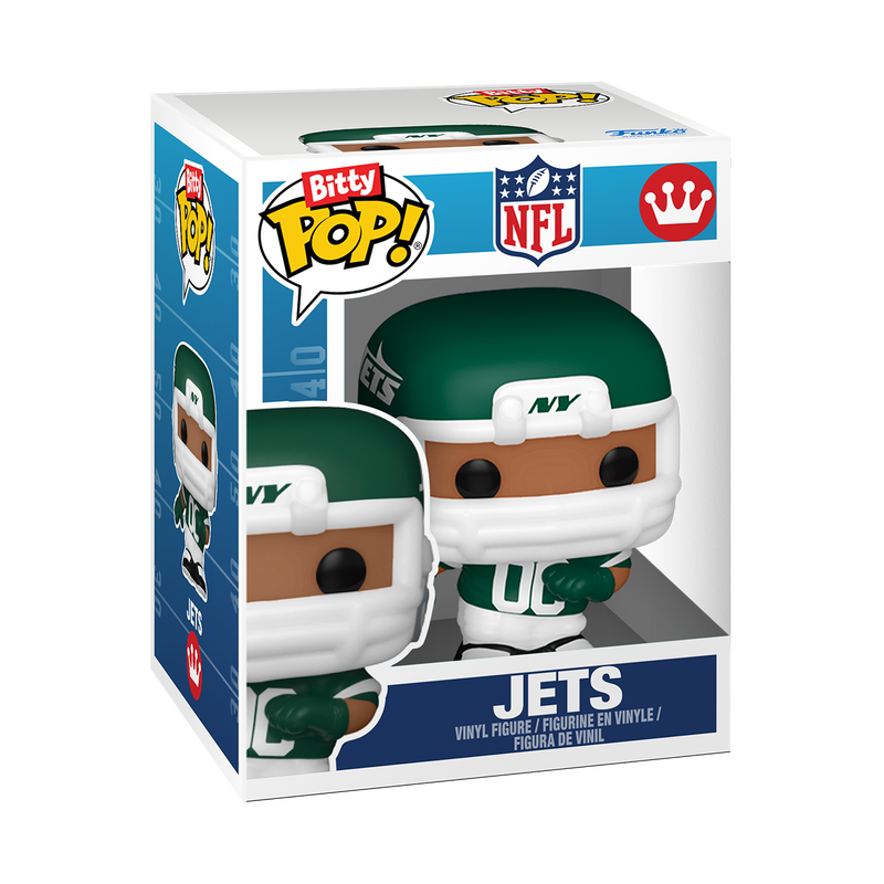Funko NFL New York Jets Helmet & Player Bitty Pop! Vinyl Figure