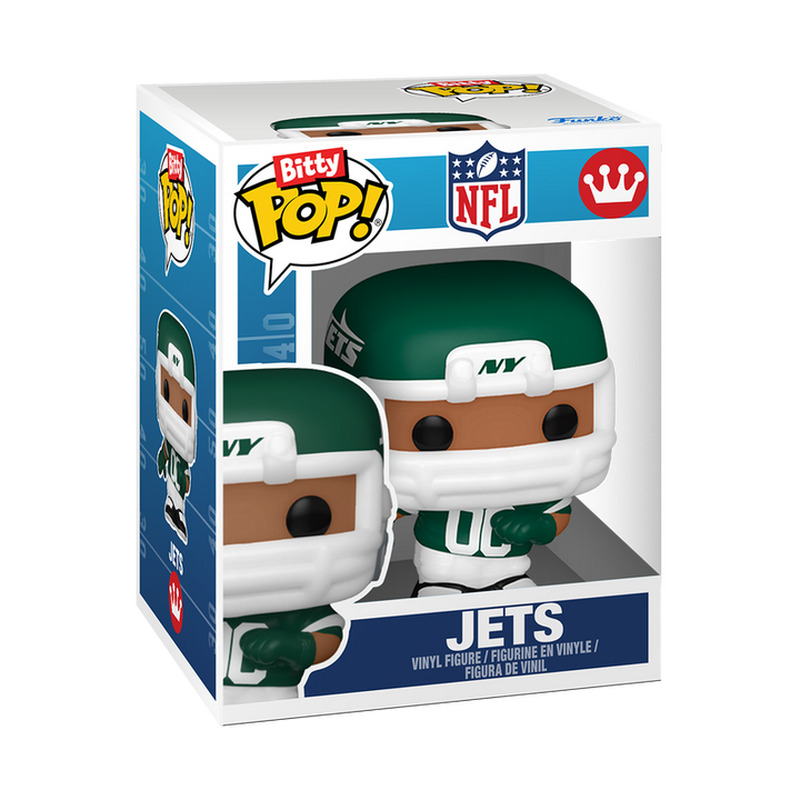 Funko NFL New York Jets Helmet & Player Bitty Pop! Vinyl Figure