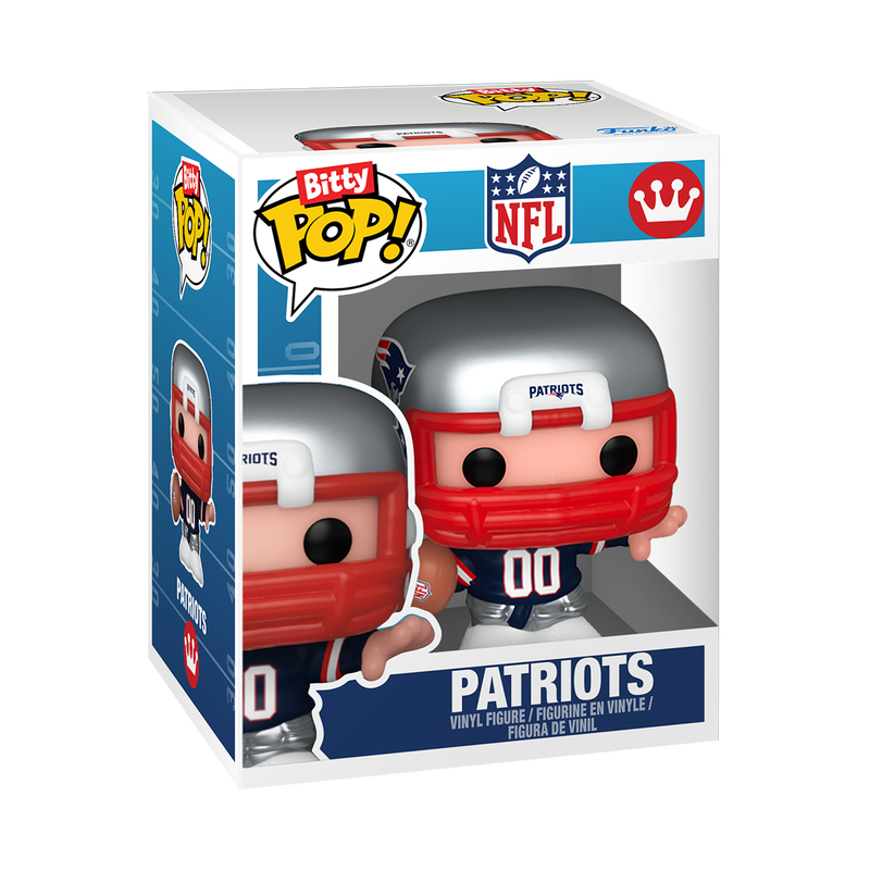 Funko NFL New England Patriots Helmet & Player Bitty Pop! Vinyl Figure
