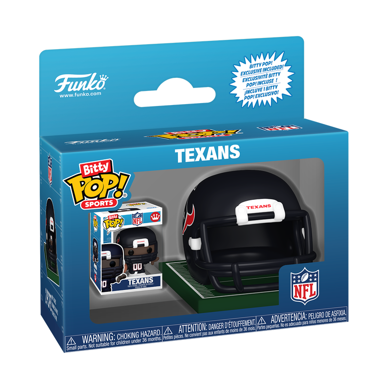 Funko NFL Houston Texans Helmet & Player Bitty Pop! Vinyl Figure