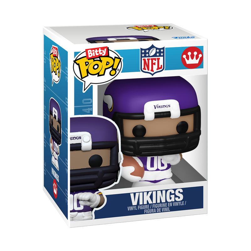 Funko NFL Minnesota Vikings Helmet & Player Bitty Pop! Vinyl Figure
