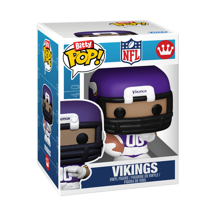 Funko NFL Minnesota Vikings Helmet & Player Bitty Pop! Vinyl Figure
