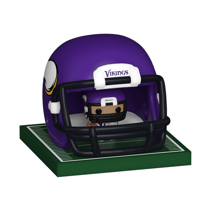 Funko NFL Minnesota Vikings Helmet & Player Bitty Pop! Vinyl Figure