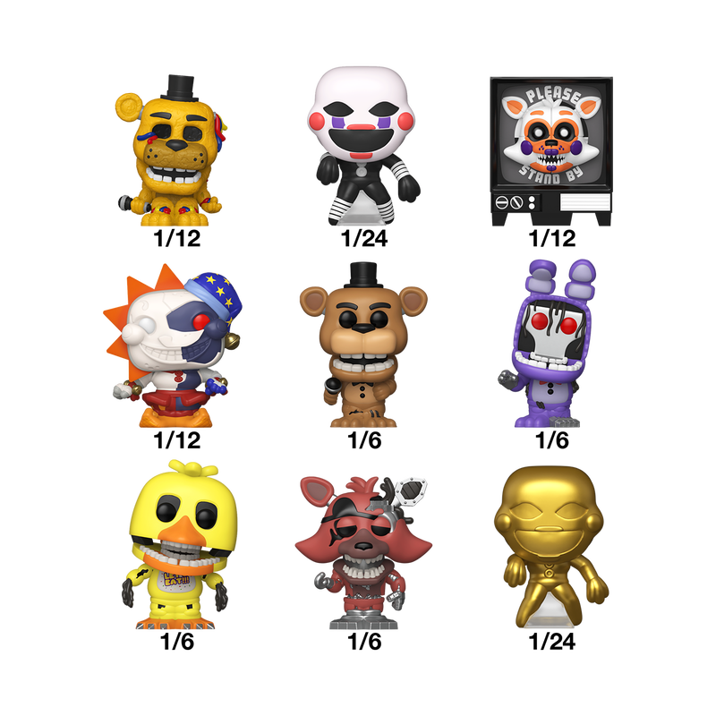 Funko Five Night at Freddy's Series 2 Single Bitty Pop! Vinyl Figure Mystery Blind Bag